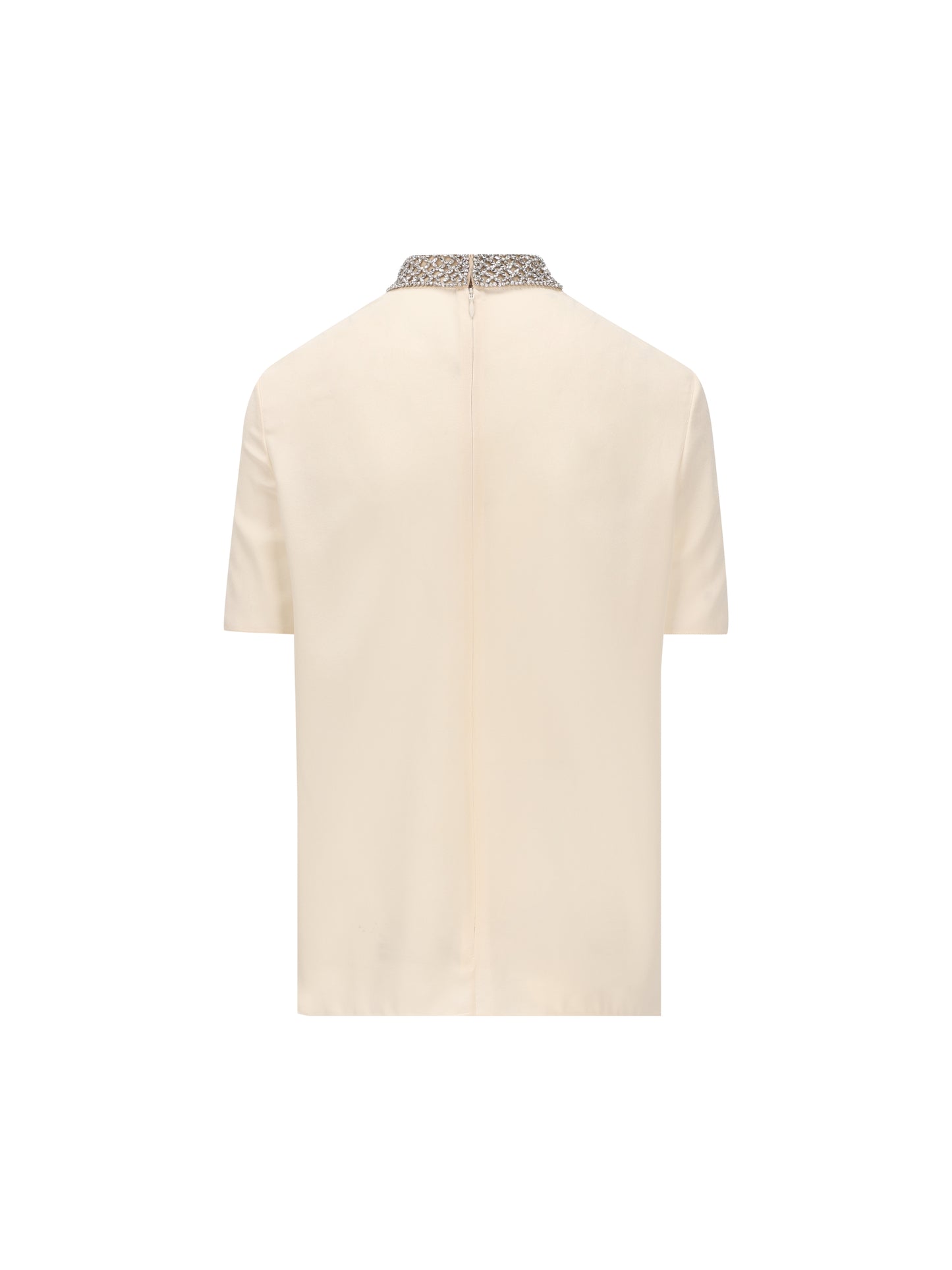 T-Shirt realizzata in seta. 9B3AEBY021B 4KY VALENTINO GARAVANI 
