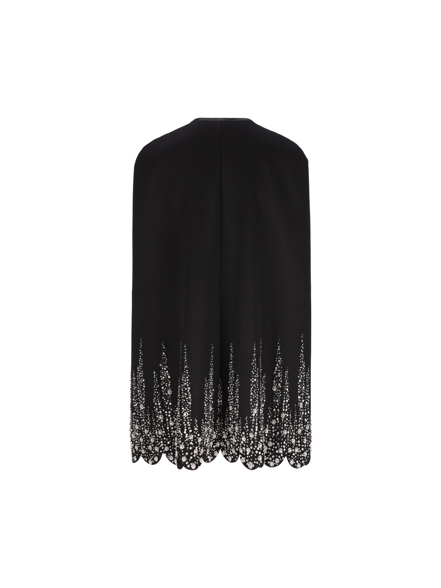 Valentino Garavani Cappa Ricamata in Compact Drap 9B3CG4YA6JA NUD VALENTINO GARAVANI 