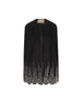 Valentino Garavani Cappa Ricamata in Compact Drap 9B3CG4YA6JA NUD VALENTINO GARAVANI 