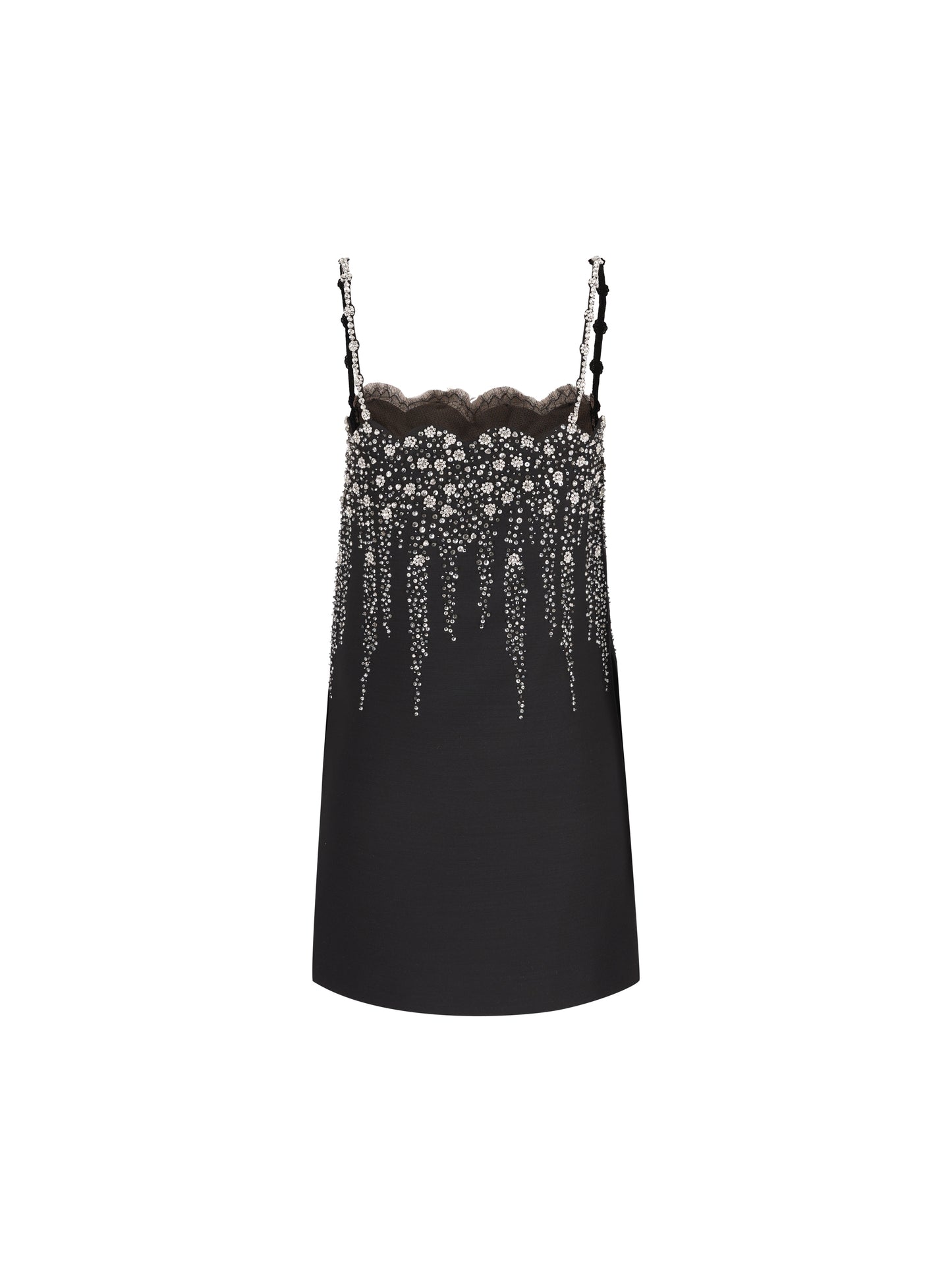 Valentino Garavani Abito Corto in Crepe Couture Ricamato 9B3VAH881CF NUD VALENTINO GARAVANI 