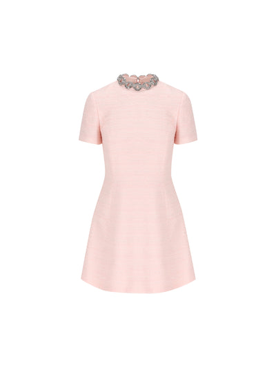 Abito corto in crinkle cotton. 9B3VAKH1A99 5FE VALENTINO GARAVANI 