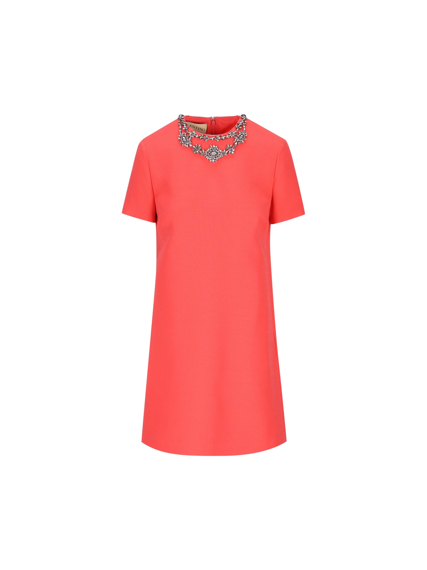 Abito corto in crepe couture. 9B3VAKK51CF 4KS VALENTINO GARAVANI 
