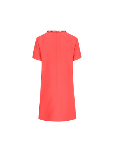 Abito corto in crepe couture. 9B3VAKK51CF 4KS VALENTINO GARAVANI 