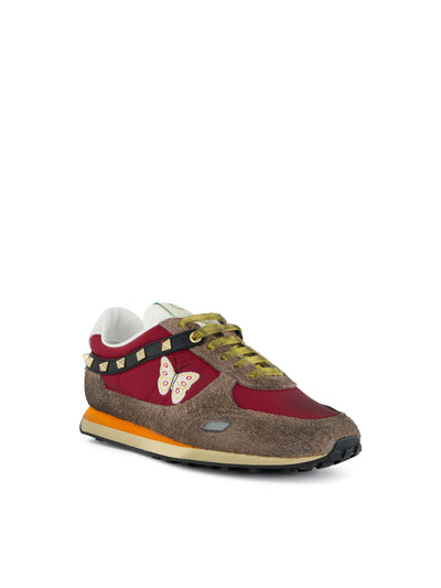 Sneakers realizzate in camoscio e nylon. 9W0S0QK8ENB 5DN VALENTINO GARAVANI 