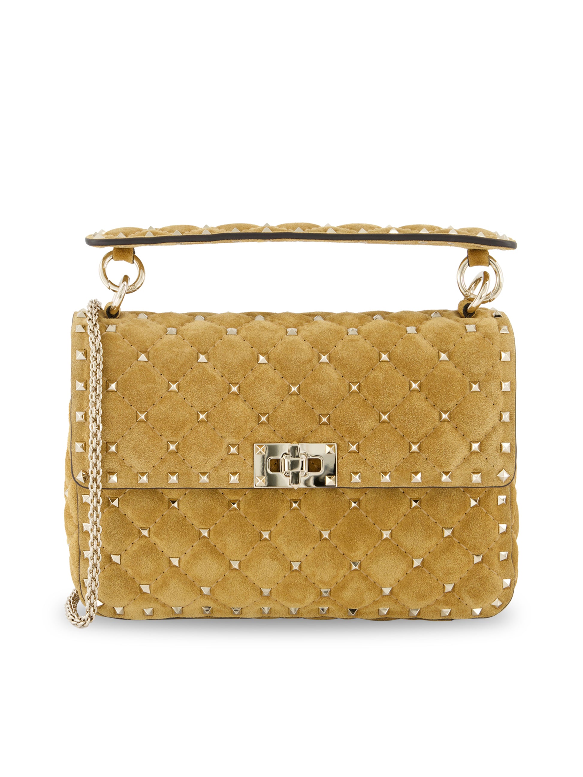 Borsa Media Valentino Garavani Rockstud Spike In Suede 9W2B0122KQQ RDX VALENTINO GARAVANI 