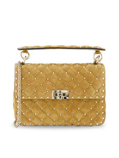 Borsa Media Valentino Garavani Rockstud Spike In Suede 9W2B0122KQQ RDX VALENTINO GARAVANI 