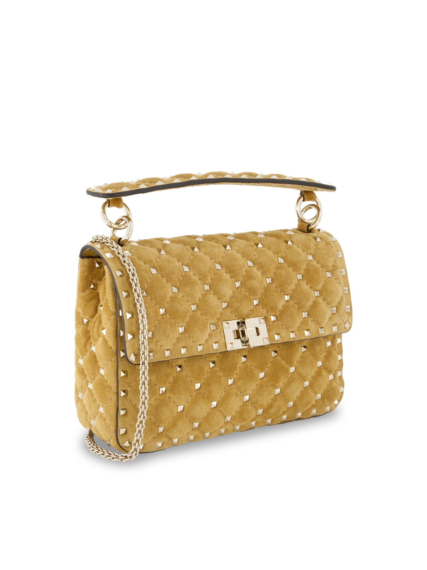 Borsa Media Valentino Garavani Rockstud Spike In Suede 9W2B0122KQQ RDX VALENTINO GARAVANI 