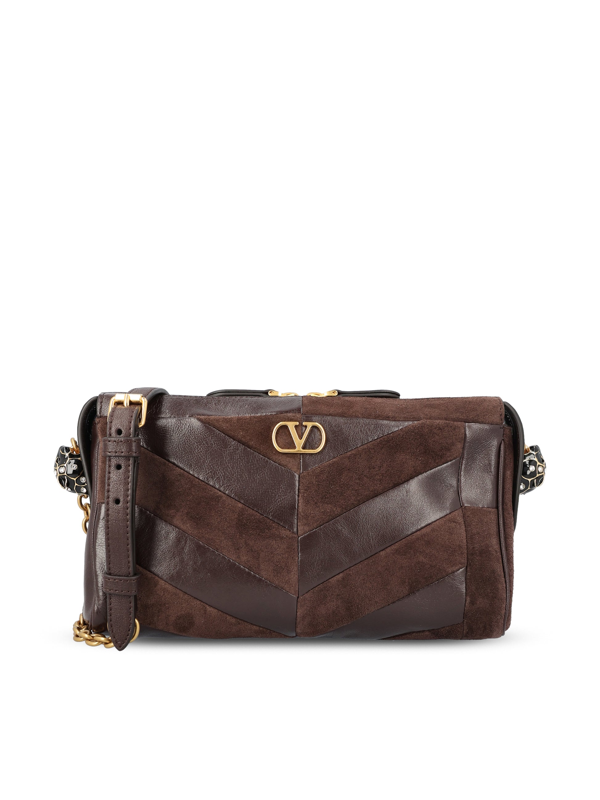 Borsa realizzata in suede e nappa. 9W2B0S99DED RE6 VALENTINO GARAVANI 