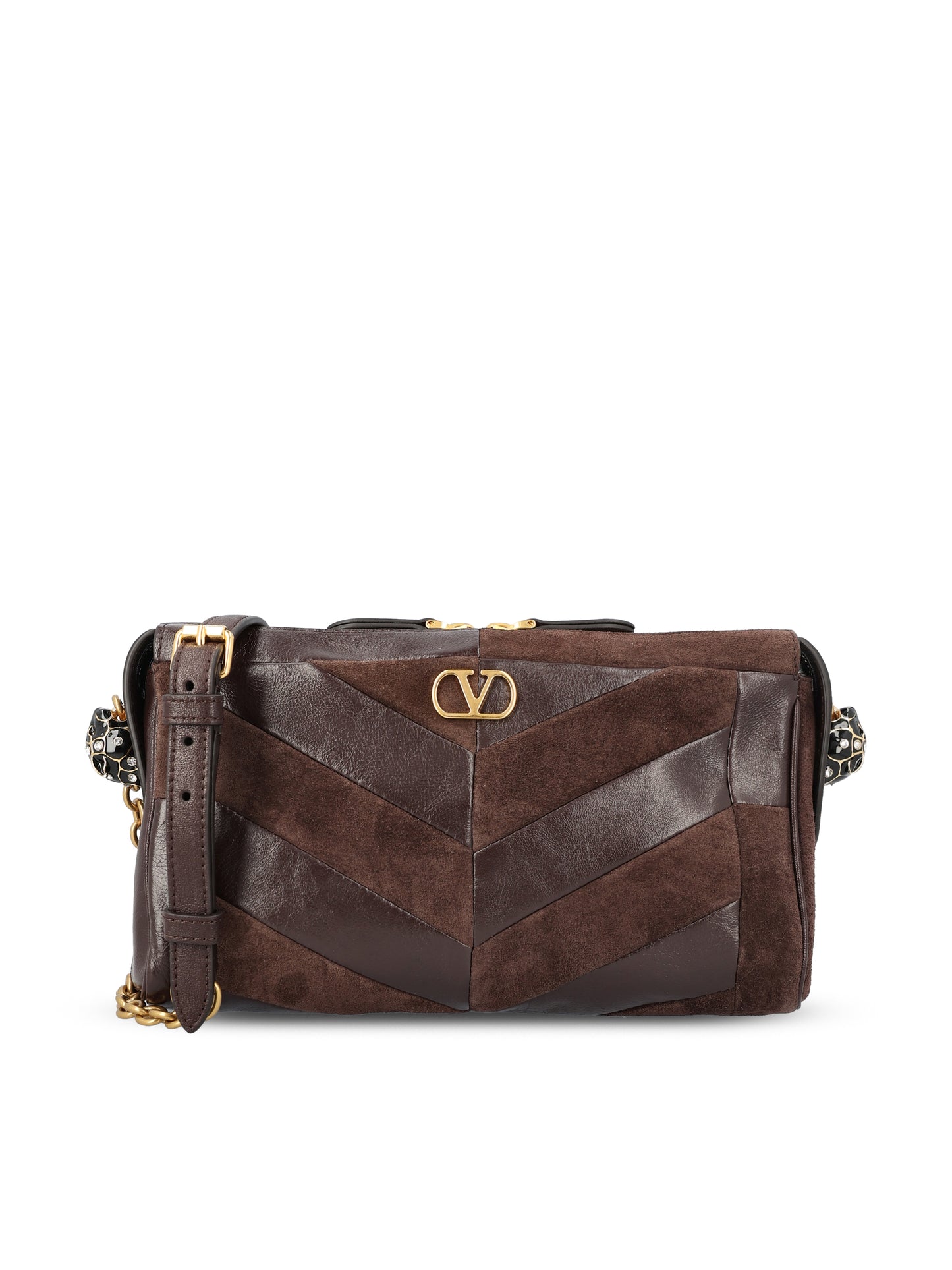 Borsa realizzata in suede e nappa. 9W2B0S99DED RE6 VALENTINO GARAVANI 