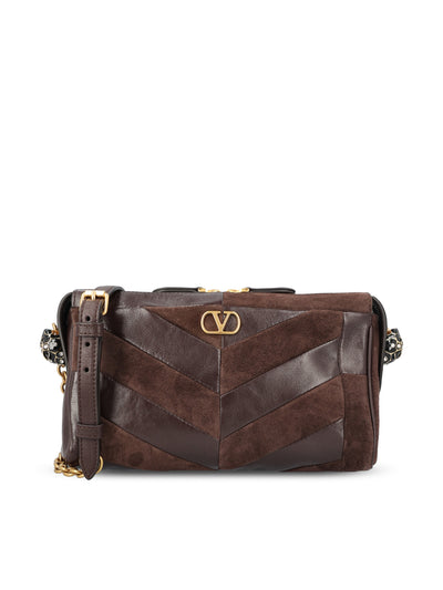 Borsa realizzata in suede e nappa. 9W2B0S99DED RE6 VALENTINO GARAVANI 