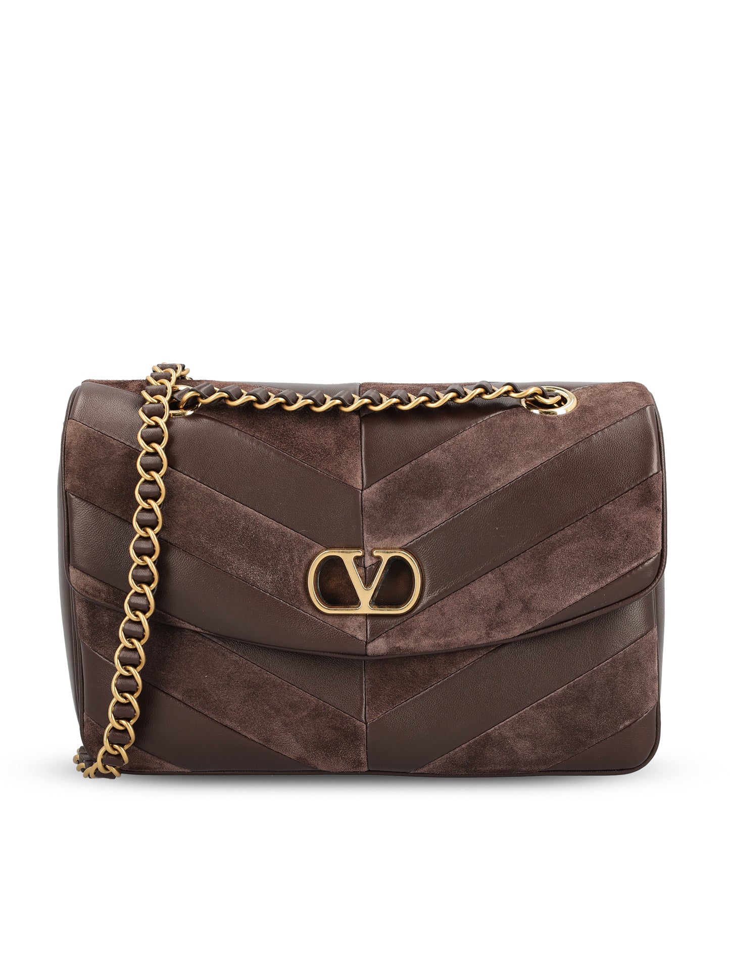 Borsa realizzata in suede e nappa. 9W2B0T55TIE 0ES VALENTINO GARAVANI 