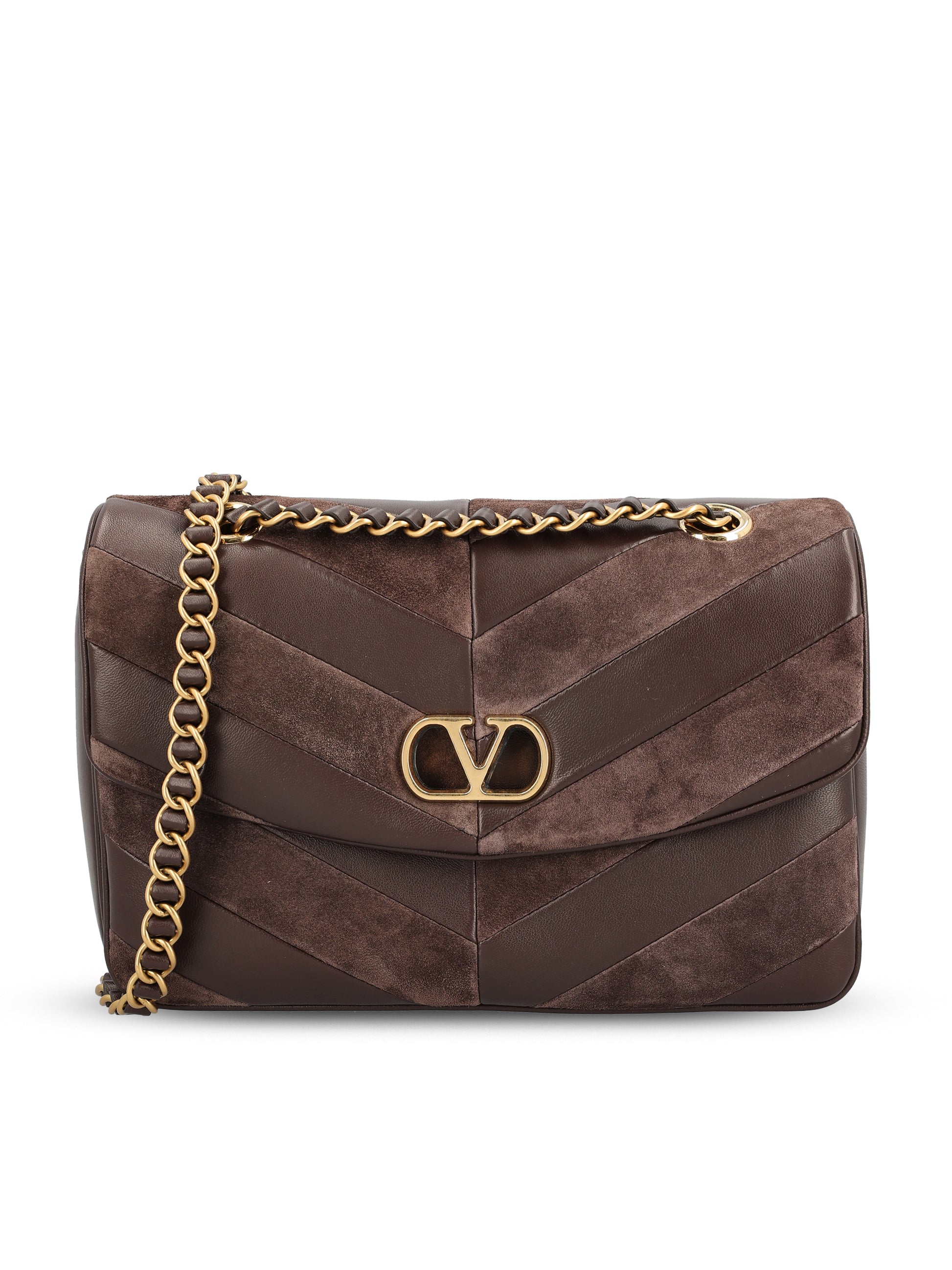 Borsa realizzata in suede e nappa. 9W2B0T55TIE 0ES VALENTINO GARAVANI 