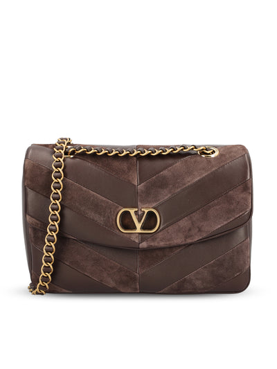 Borsa realizzata in suede e nappa. 9W2B0T55TIE 0ES VALENTINO GARAVANI 