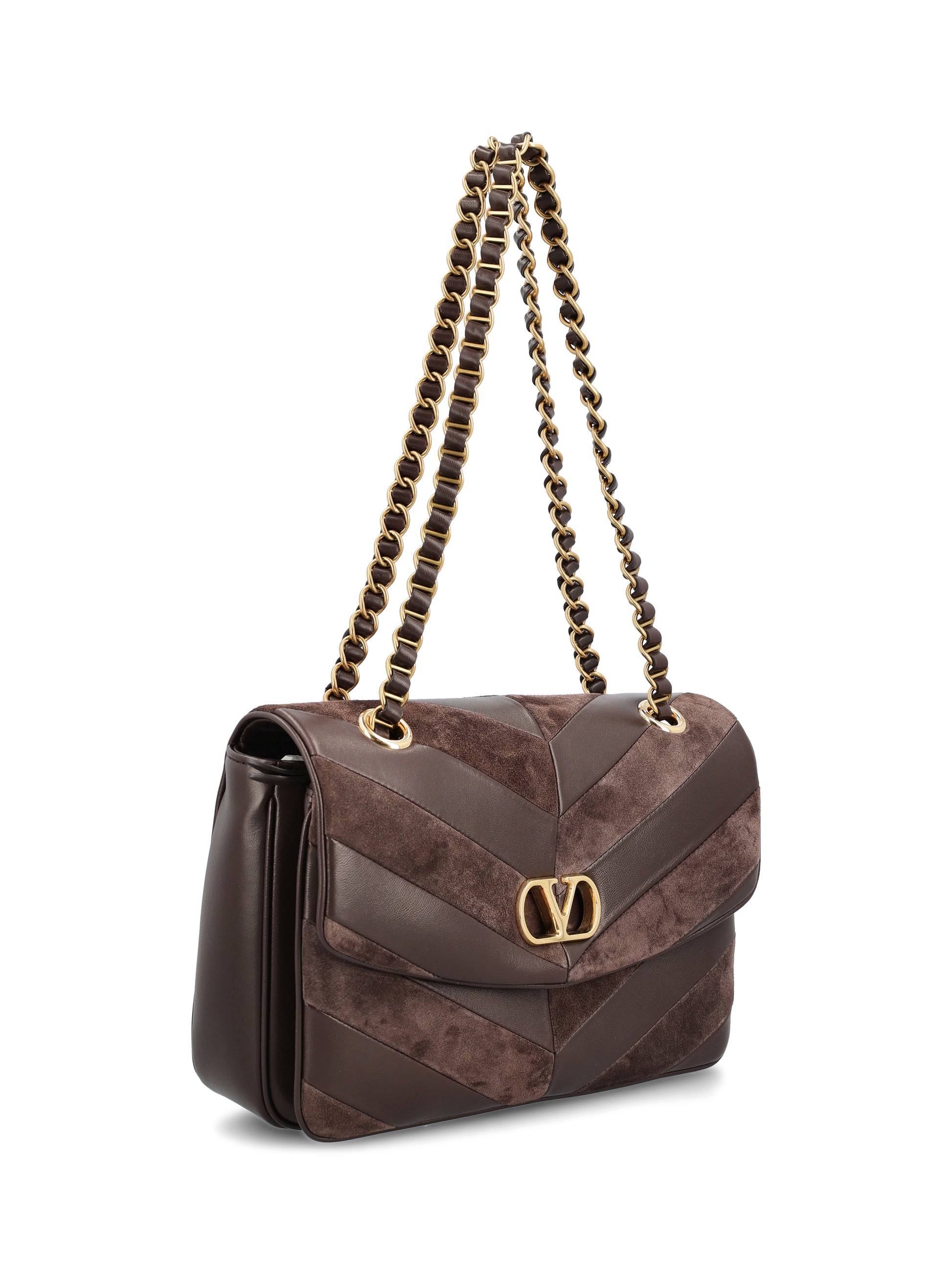 Borsa realizzata in suede e nappa. 9W2B0T55TIE 0ES VALENTINO GARAVANI 