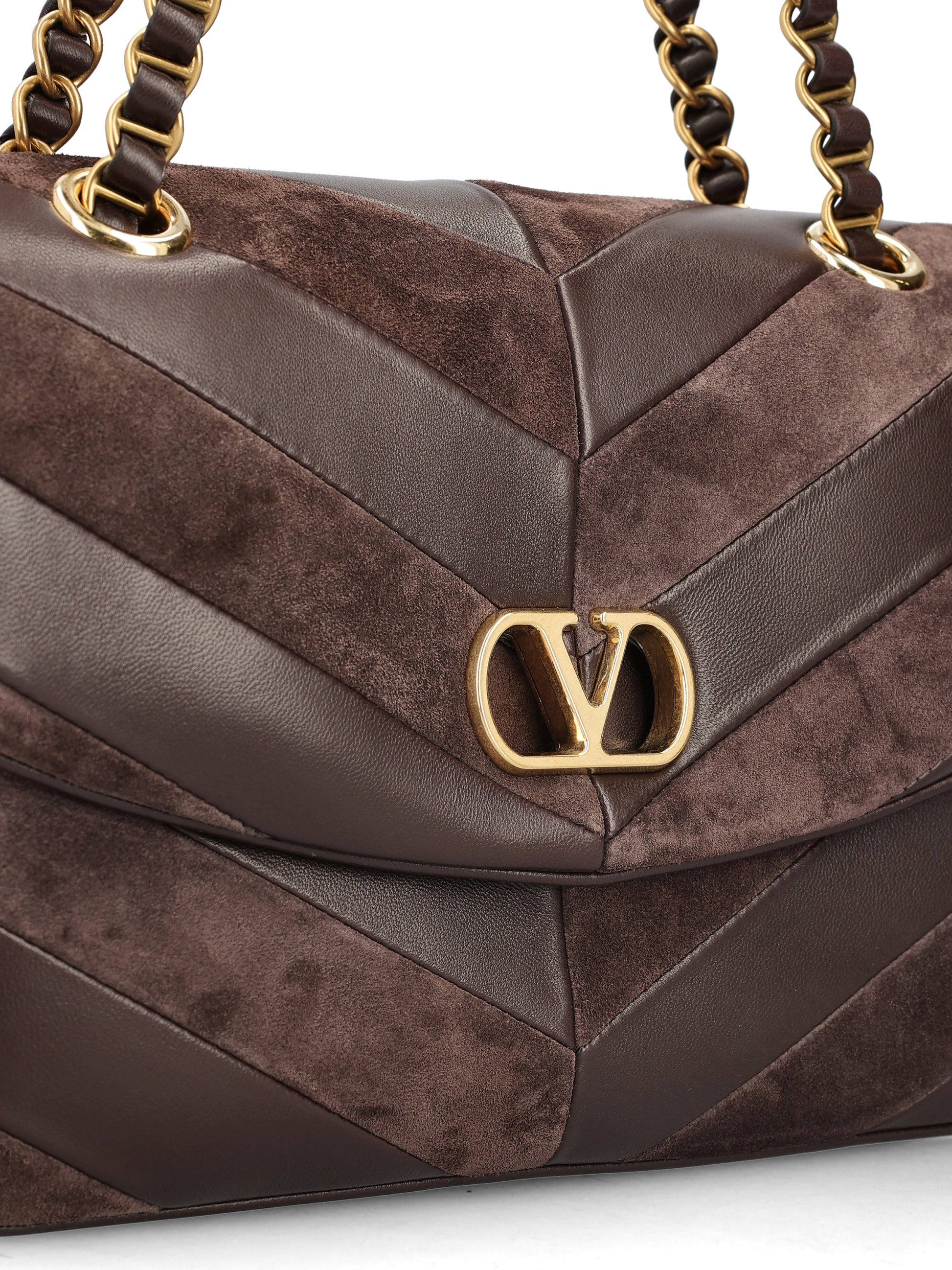 Borsa realizzata in suede e nappa. 9W2B0T55TIE 0ES VALENTINO GARAVANI 
