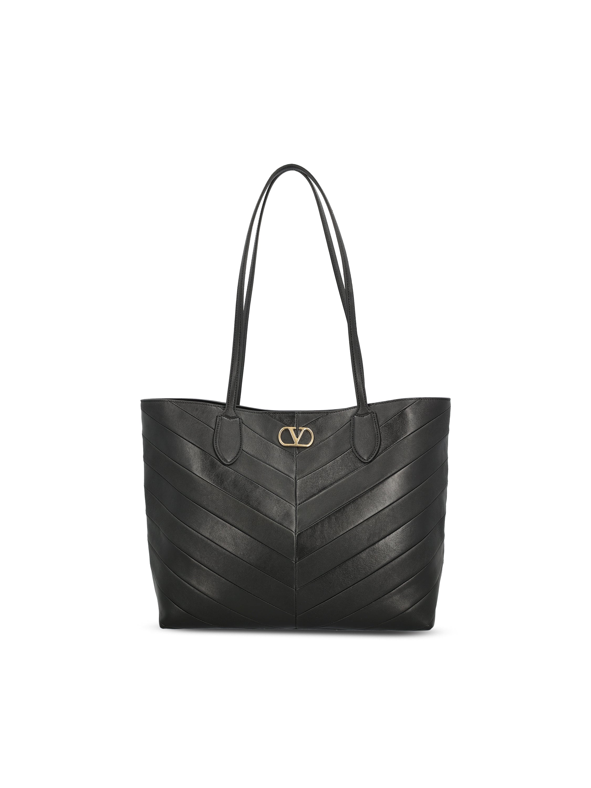 Borsa Media Shopping Valentino Garavani Jean In Nappa Motivo Chevron 9W2B0T79KID 0NO VALENTINO GARAVANI 