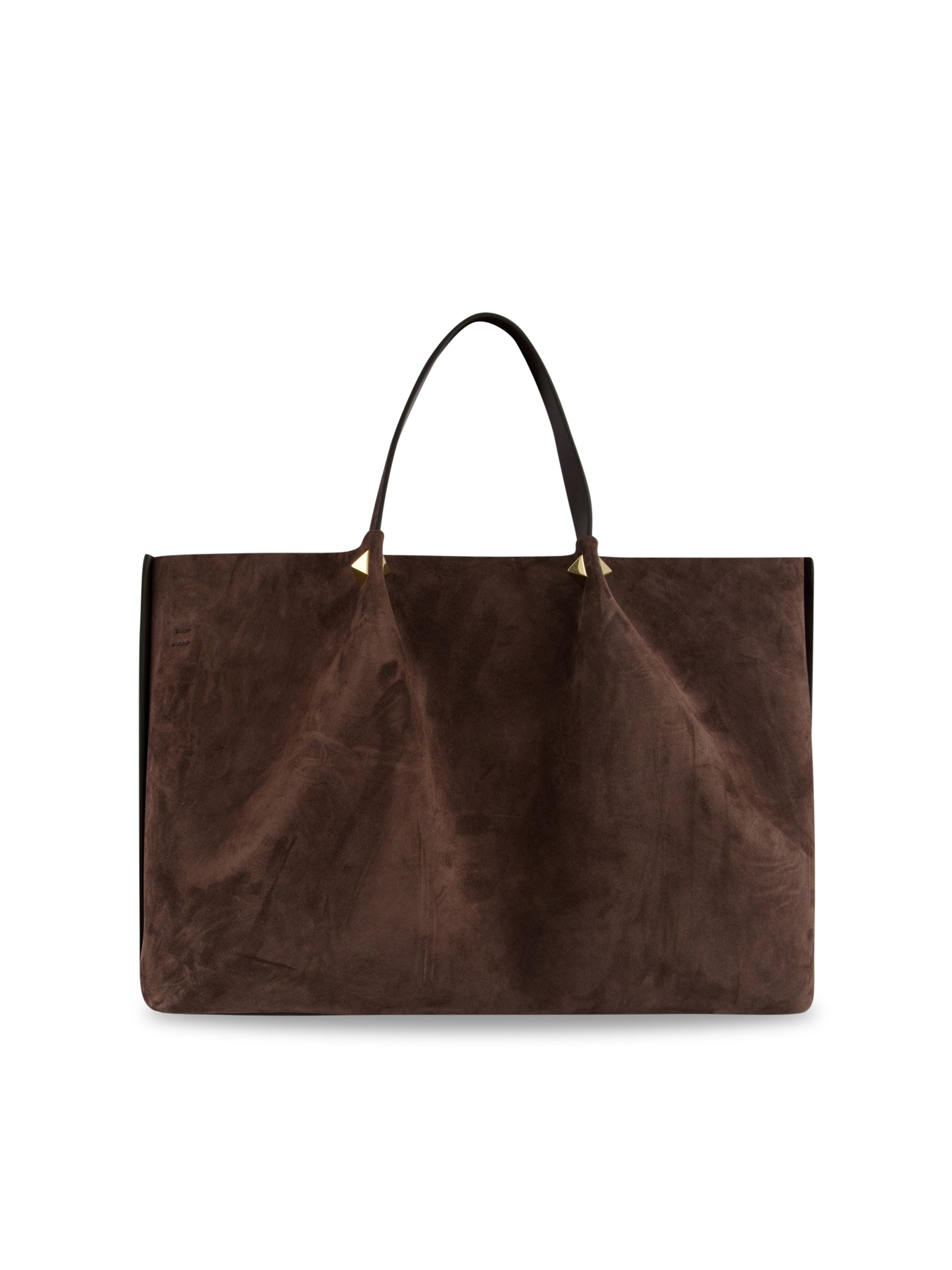 Valentino Garavani Large Shopping Bag in Soft Suede 9W2B0T82AHA 0TO VALENTINO GARAVANI 