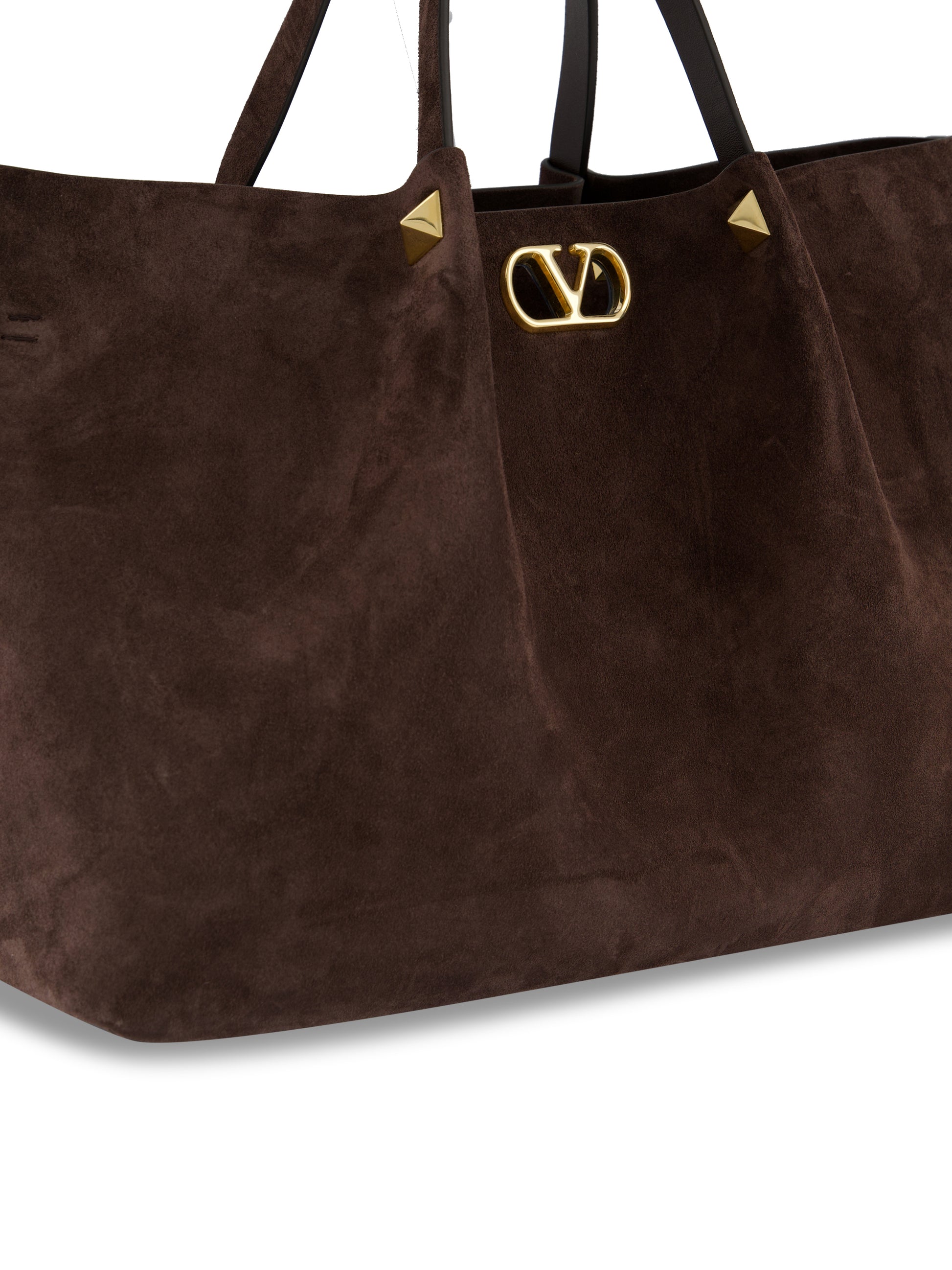 Valentino Garavani Large Shopping Bag in Soft Suede 9W2B0T82AHA 0TO VALENTINO GARAVANI 