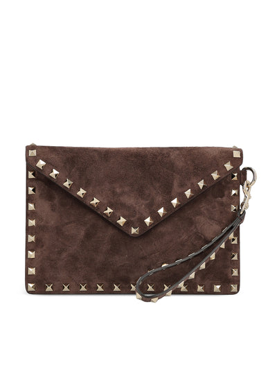 Pouch realizzata in pelle scamosciata. 9W2P0P87KQQ 0TO VALENTINO GARAVANI 