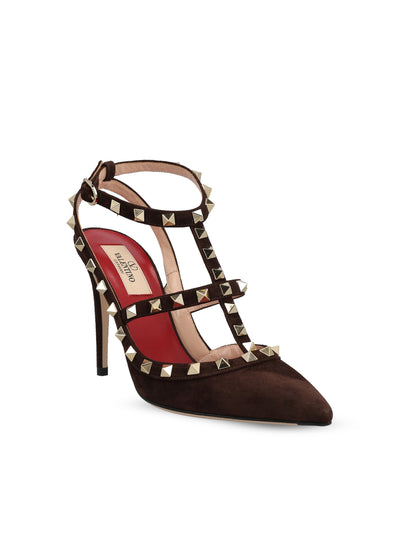 Décolleté Valentino Garavani Rockstud in camoscio 9W2S0393CVB 0TO VALENTINO GARAVANI 