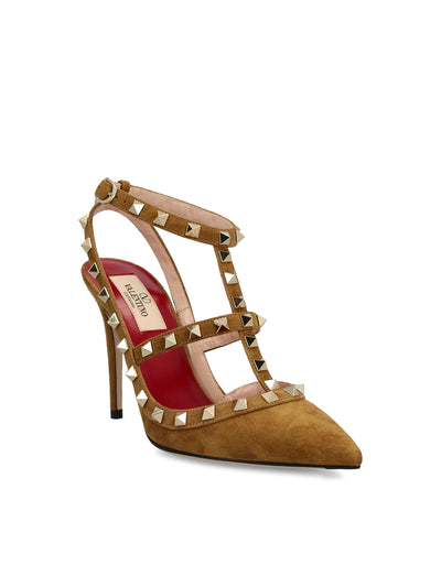 Décolleté Valentino Garavani Rockstud in camoscio 9W2S0393CVB RDX VALENTINO GARAVANI 