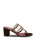 Sandalo slide Valentino Garavani Rockstud in camoscio 9W2S0C47CVB 0TO VALENTINO GARAVANI 