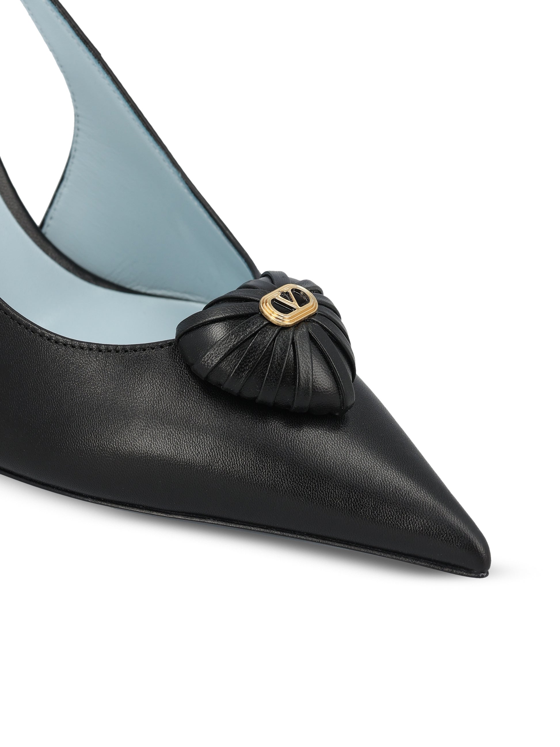 Décolleté slingback in pelle. 9W2S0PR9DMD 0NO VALENTINO GARAVANI 