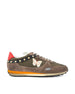Sneaker Stud Up In Crosta E Nylon Con Ricamo Farfalla 9Y0S0O23ENB 1RE VALENTINO GARAVANI 