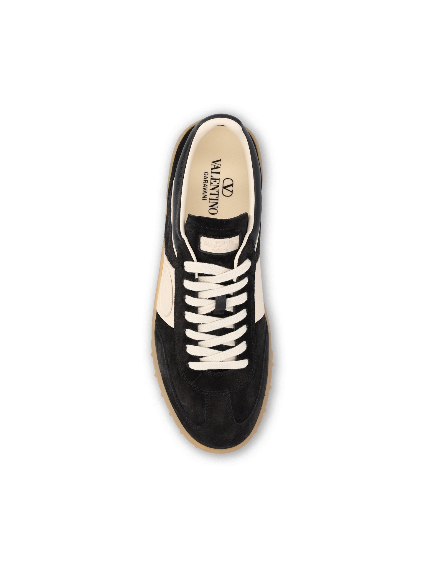 Sneaker Low Top Upvillage in crosta e vitello nappato 9Y2S0H77LAL CHQ VALENTINO GARAVANI 