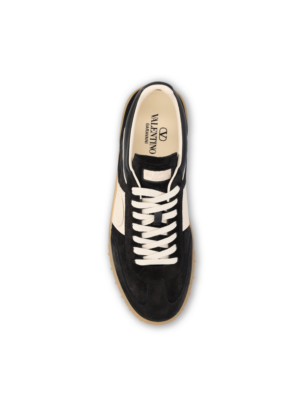 Sneaker Low Top Upvillage in crosta e vitello nappato 9Y2S0H77LAL CHQ VALENTINO GARAVANI 