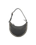 Mini borsa hobo Rockstud in Vitello granato ZW2P0AI7VSH 0NO VALENTINO GARAVANI 