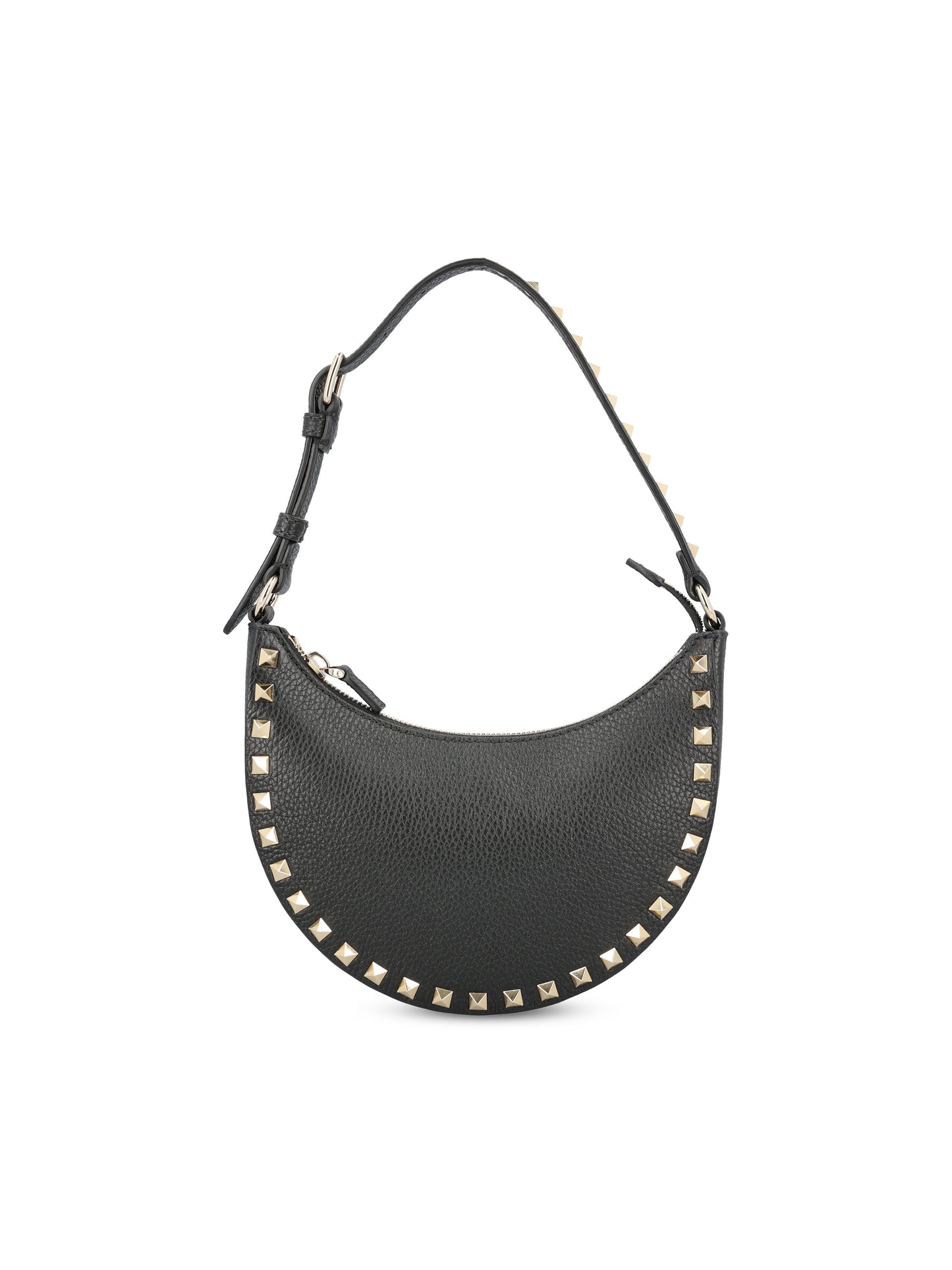 Mini borsa hobo Rockstud in Vitello granato ZW2P0AI7VSH 0NO VALENTINO GARAVANI 