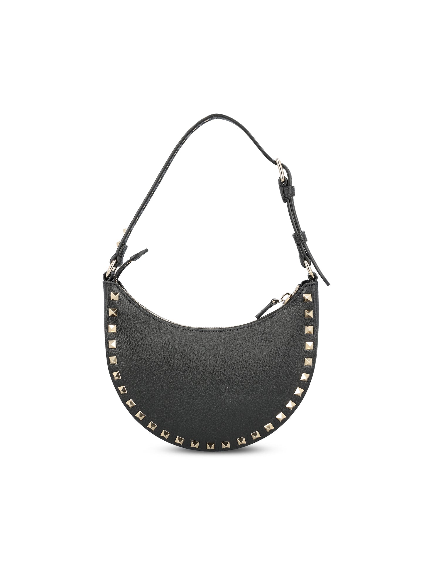 Mini borsa hobo Rockstud in Vitello granato ZW2P0AI7VSH 0NO VALENTINO GARAVANI 
