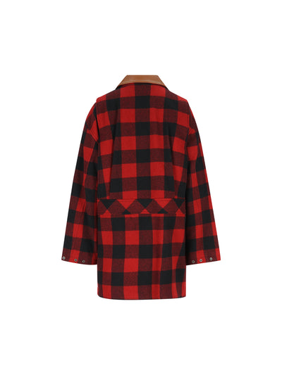 Cappotto Barn in misto lana CFWMOU2000FRUT5656 5321 WOOLRICH 