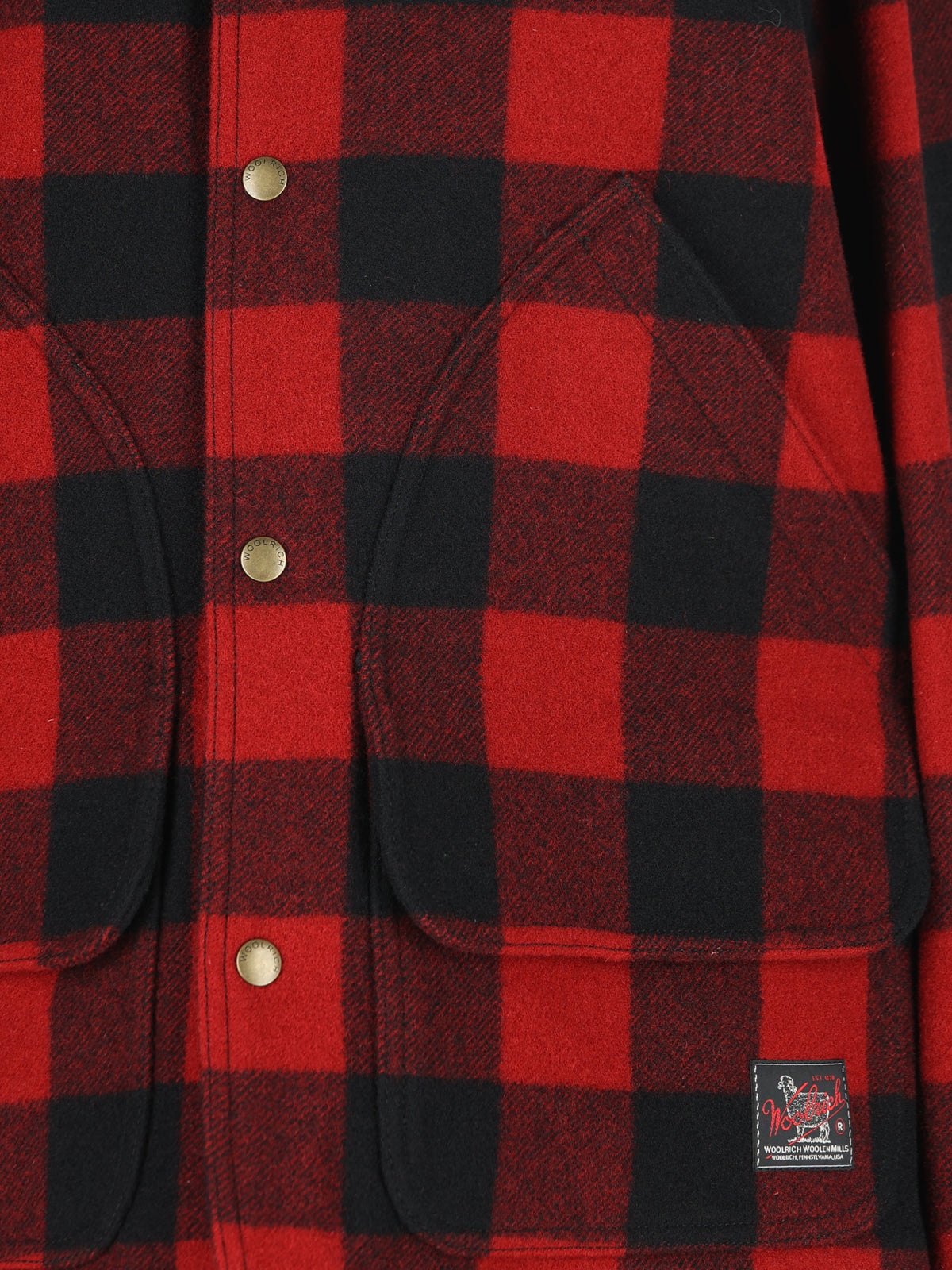 Cappotto Barn in misto lana CFWMOU2000MRUT5656 5321 WOOLRICH 