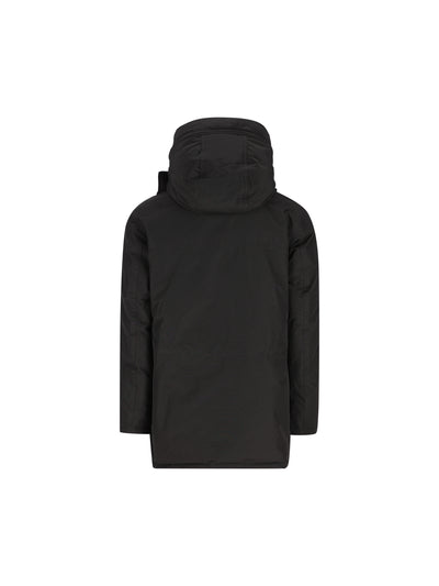 Parka Evolution in Ramar Cloth CFWOOU0866MBUT0001 BLK WOOLRICH 