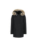 Parka realizzato in misto cotone. CFWWOU0540FBUT0001 BLK WOOLRICH 