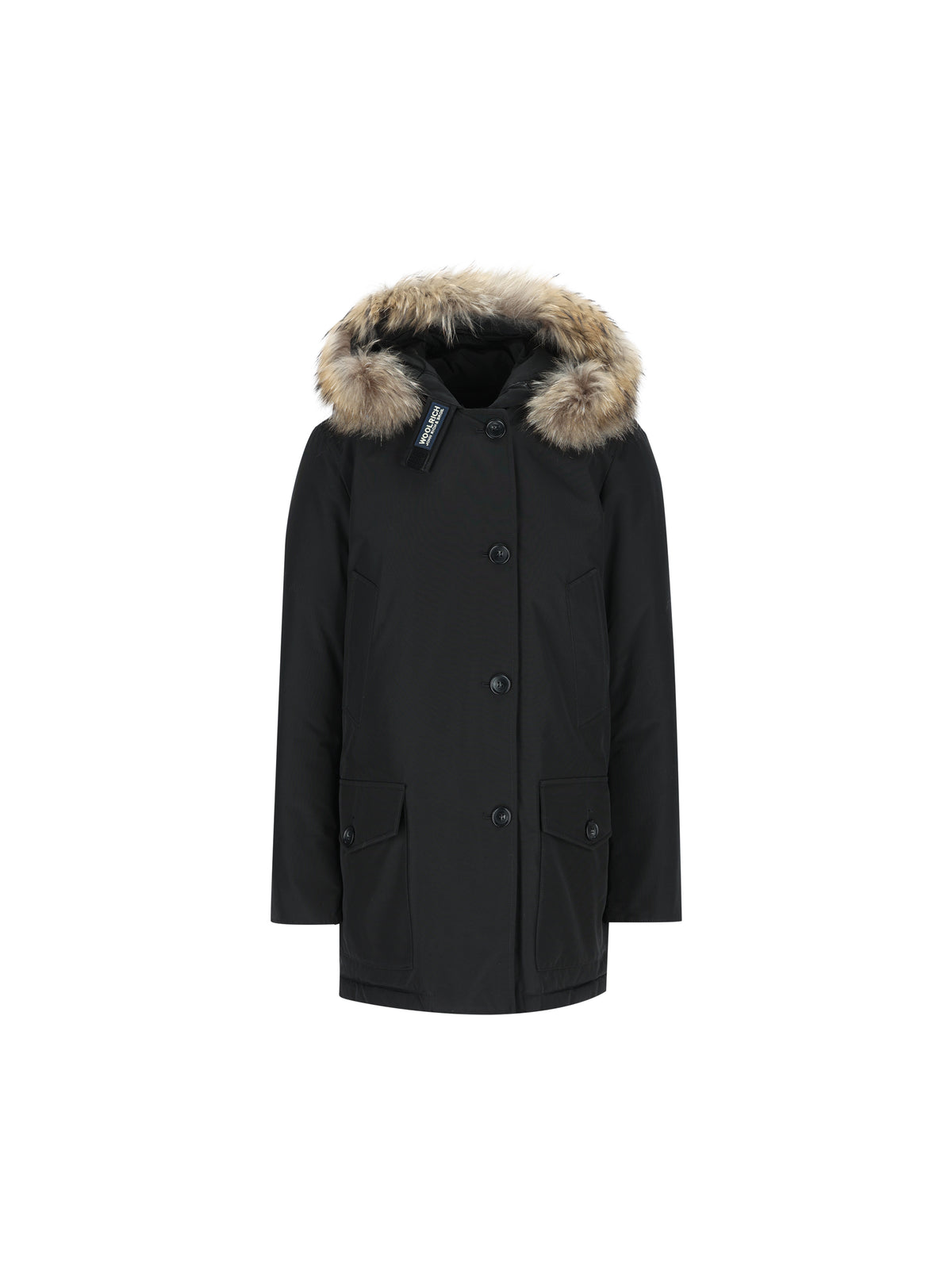 Parka realizzato in misto cotone. CFWWOU0540FBUT0001 BLK WOOLRICH 