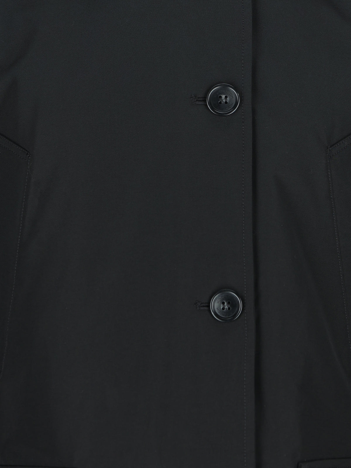 Parka realizzato in misto cotone. CFWWOU0540FBUT0001 BLK WOOLRICH 