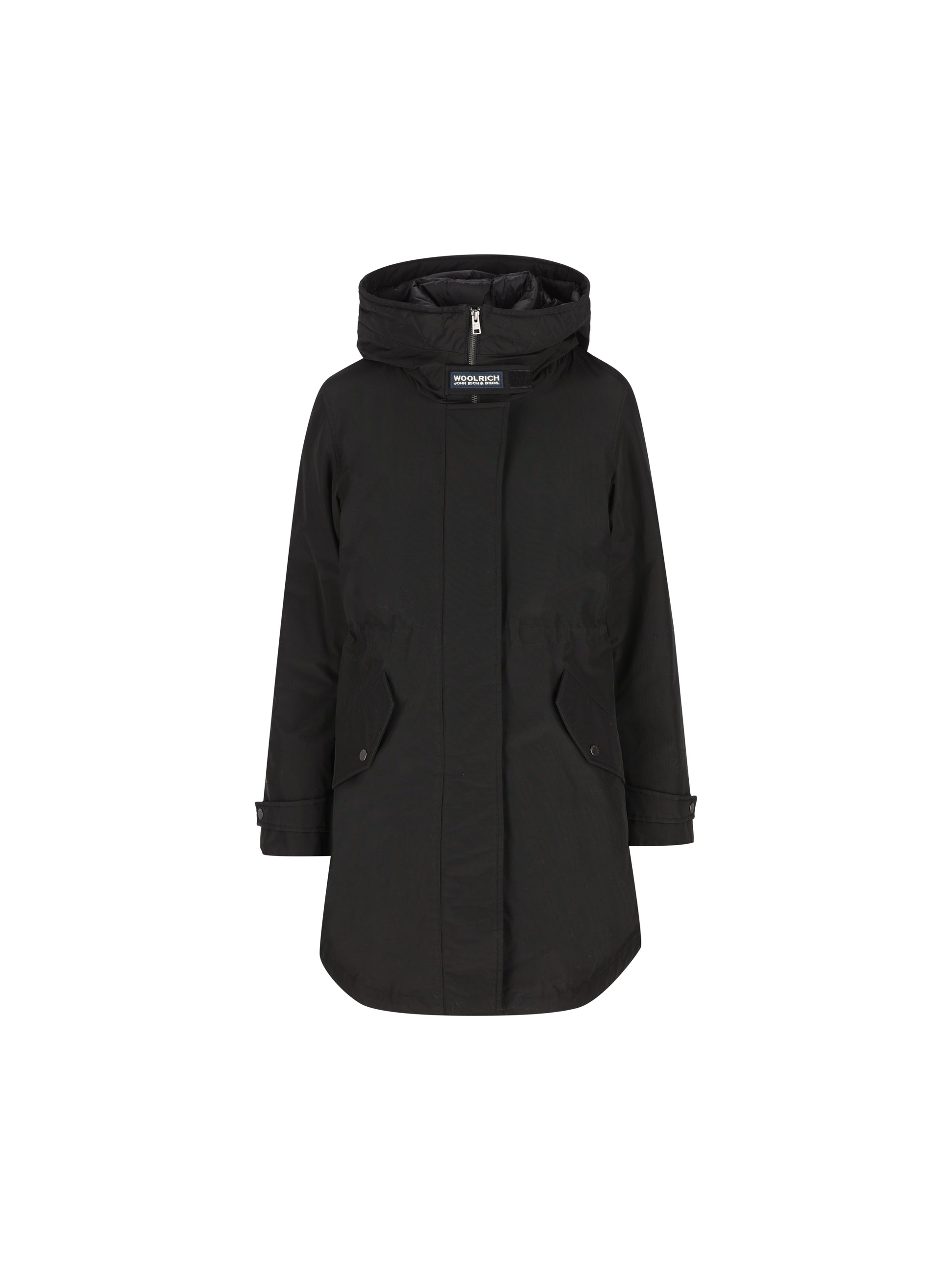 Woolrich Authentic 3 in 1 Parka in Ramar Cloth CFWWOU1105FBUT0001 BLK WOOLRICH 