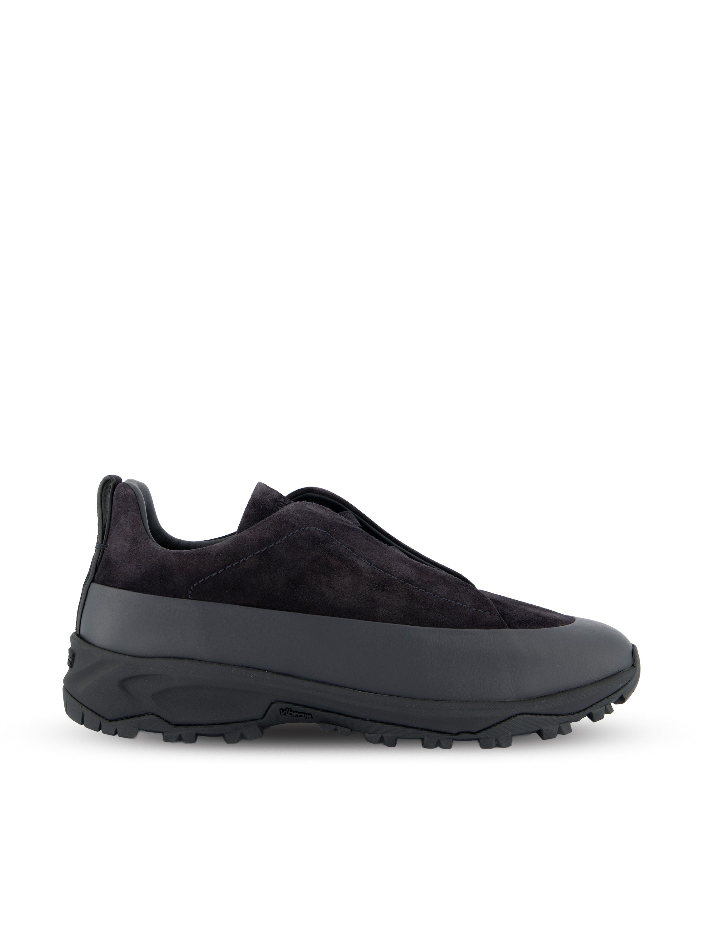 Sneakers realizzate in pelle e suede. RLHNEL S7008ZBNZ ZEGNA 