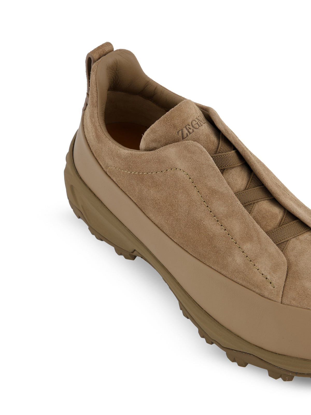 Sneakers realizzate in pelle e suede. RLHNEL S7008ZCNN ZEGNA 