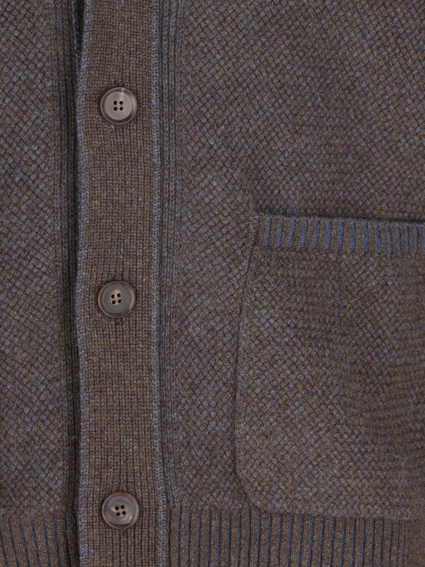Cardigan in Cashmere e Lana con Collo Sciallato RUIB87A4 155VB9 ZEGNA 