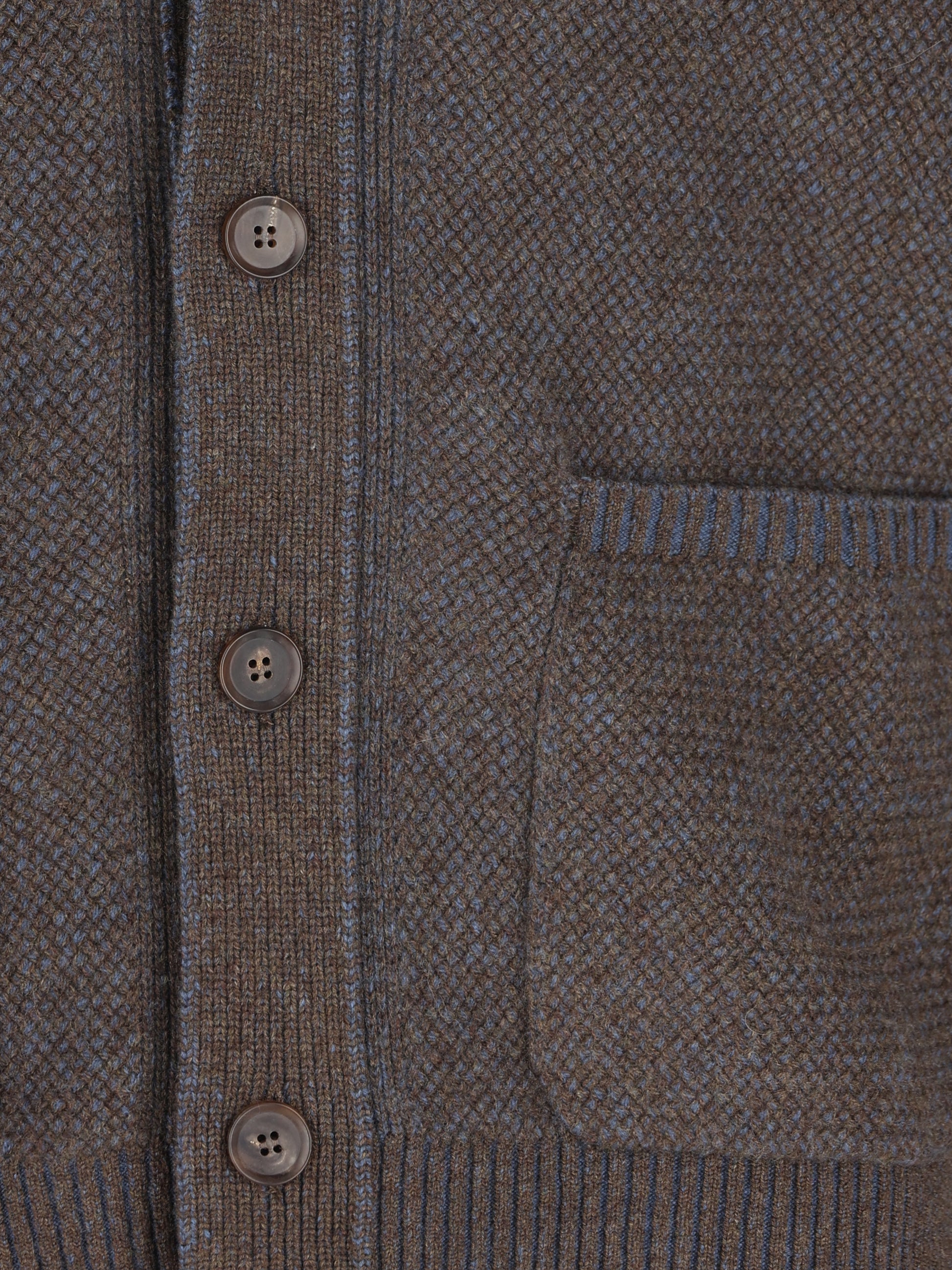 Cardigan in Cashmere e Lana con Collo Sciallato RUIB87A4 155VB9 ZEGNA 