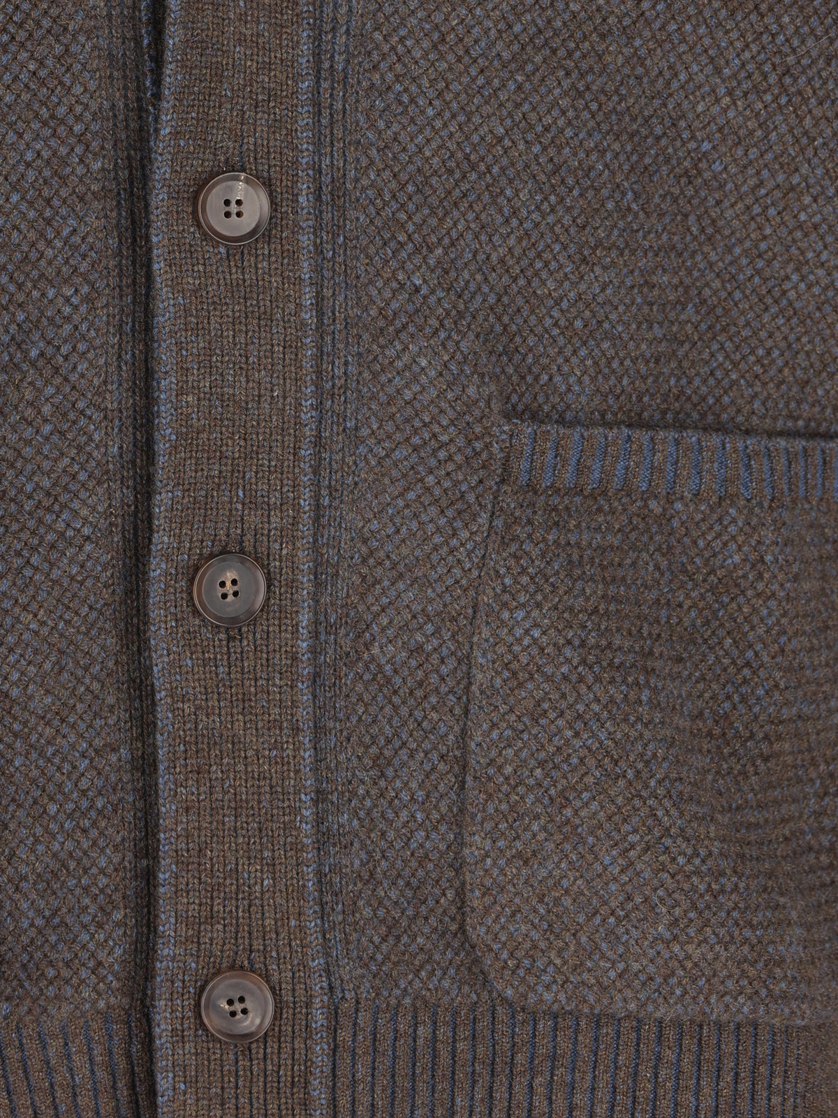 Cardigan in Cashmere e Lana con Collo Sciallato RUIB87A4 155VB9 ZEGNA 