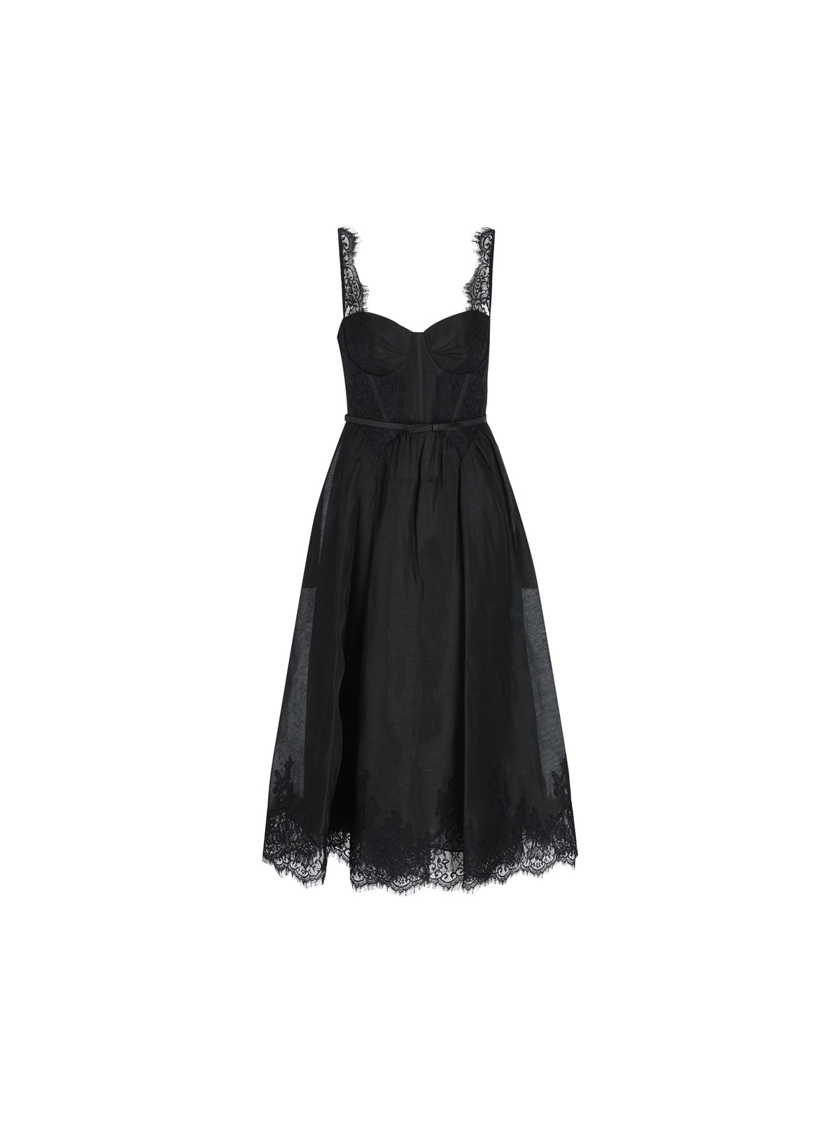 Abito realizzato in lino 0226DF261 BLK ZIMMERMANN 