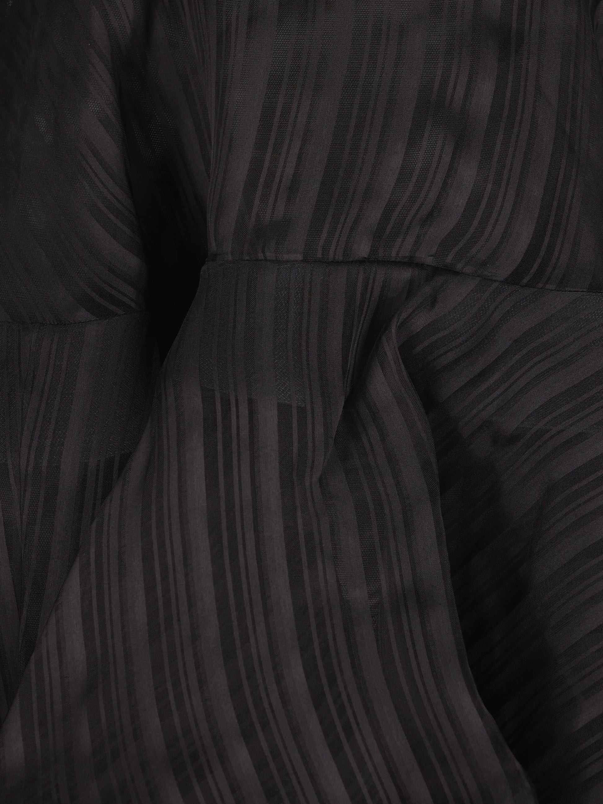 Mini Abito a Campana Valiant in organza di seta 0250DF261 BLK ZIMMERMANN 