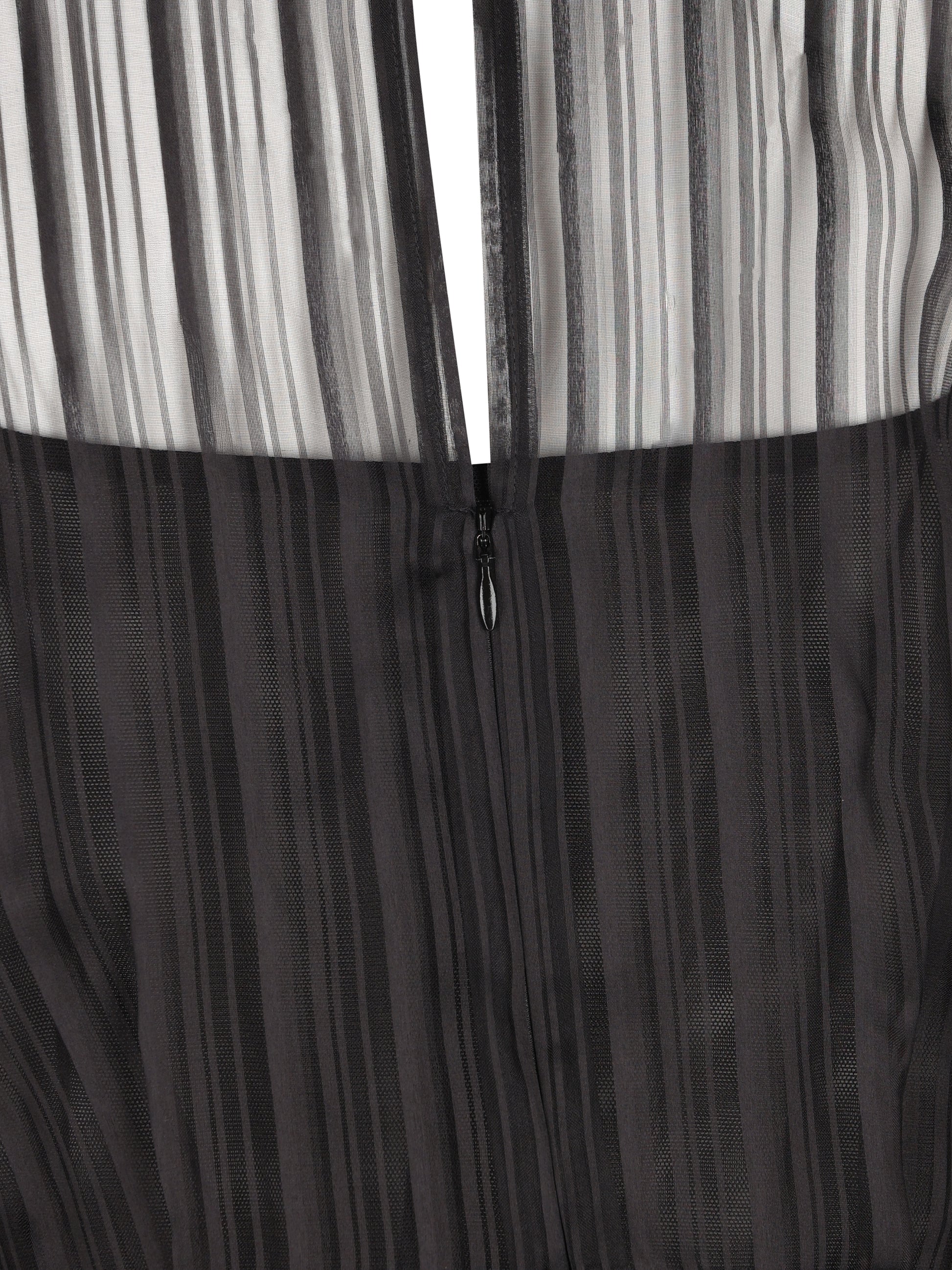 Mini Abito a Campana Valiant in organza di seta 0250DF261 BLK ZIMMERMANN 