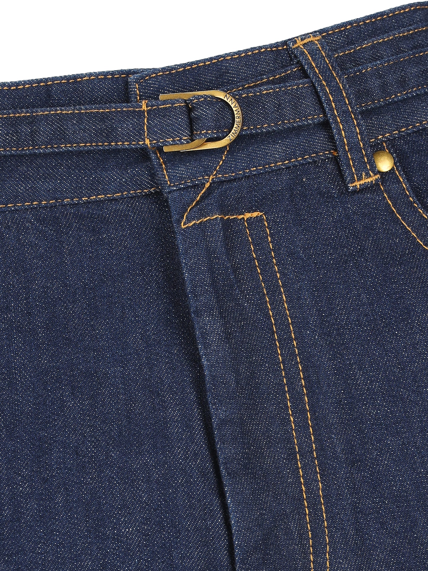 Jeans a Zampa in Denim Blu Harbour con Cintura Rimovibile 0640PF26R HABL ZIMMERMANN 