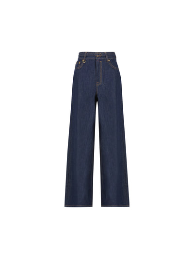 Jeans a Zampa in Denim Blu Harbour con Cintura Rimovibile 0640PF26R HABL ZIMMERMANN 